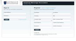 Desktop Screenshot of members.ameribev.org